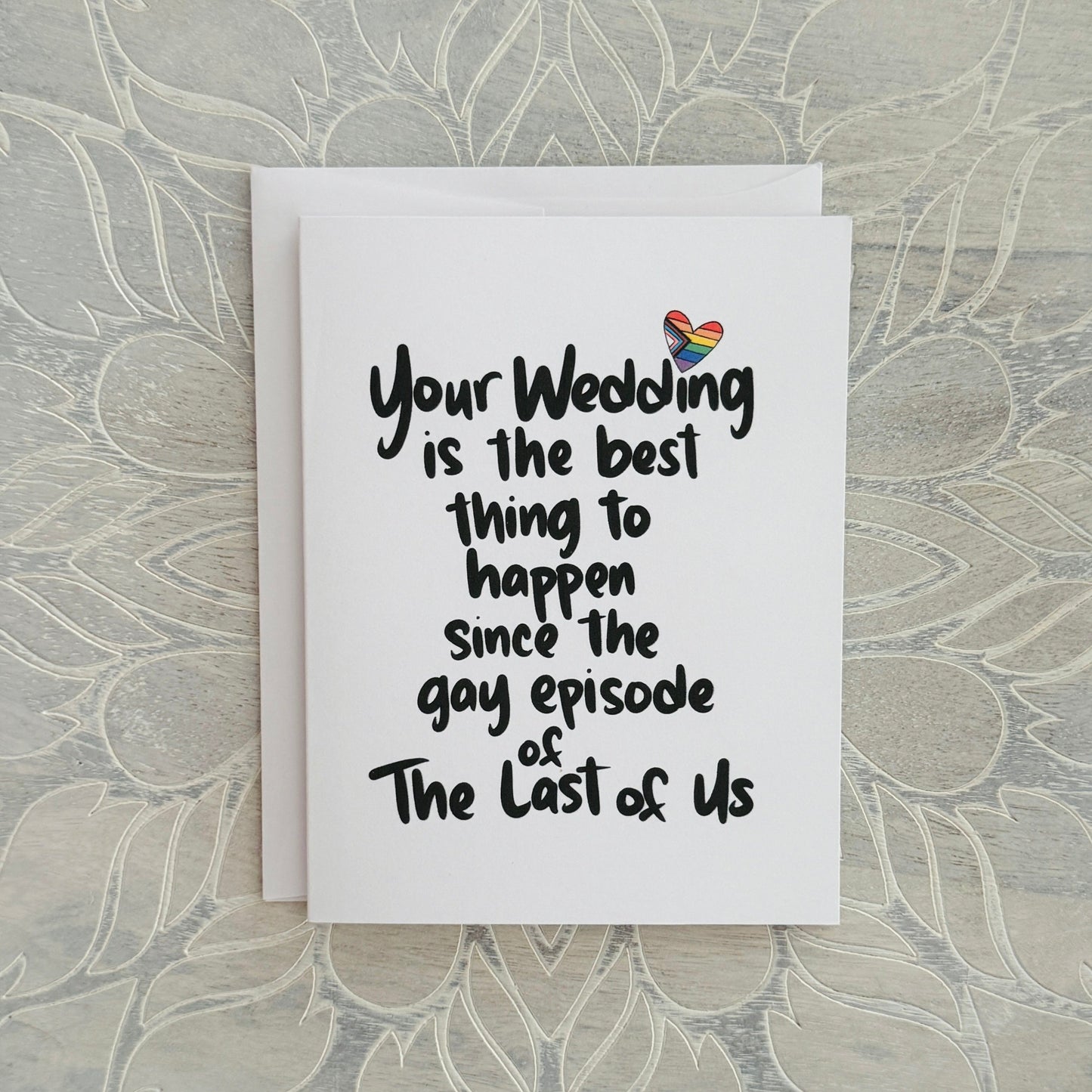 Pop Culture "The Last of Us" Wedding greeting card